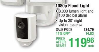 Menards Feit electric smart wi-fi floodlight security camera offer