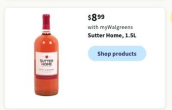 Walgreens Sutter home, 1.5l offer
