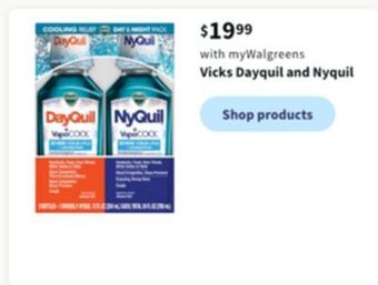 Walgreens Vicks dayquil and nyquil offer