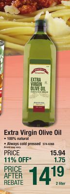 Menards Marcella extra virgin olive oil - 68 oz offer