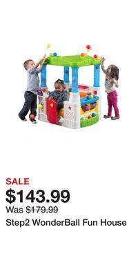 Kohl's Step2 wonderball fun house offer