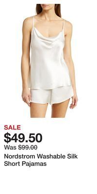 Nordstrom Nordstrom washable silk short pajamas offer