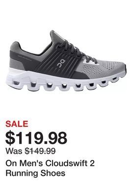 Dick's Sporting Goods On men's cloudswift 2 running shoes offer