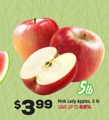 Grocery Outlet Pink lady apples, 5 lb offer