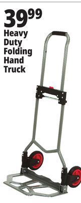 Ocean State Job Lot Heavy duty folding hand truck offer