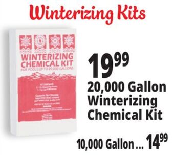 Ocean State Job Lot Winterizing kits offer