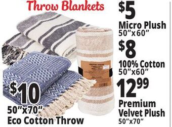 Ocean State Job Lot Blankets & throws offer