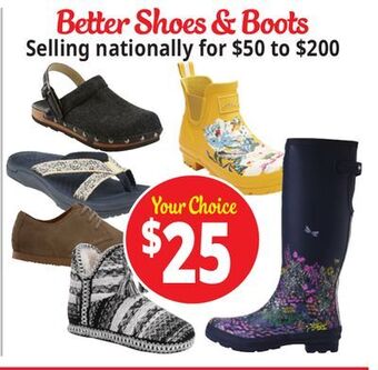 Ocean State Job Lot Better shoes & boots offer