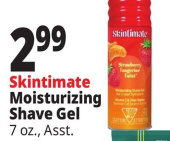 Ocean State Job Lot Skintimate moisturizing shave gel offer
