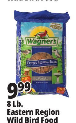Ocean State Job Lot Wagner's eastern regional blend deluxe wild bird food, 8 lbs offer