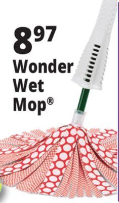 Ocean State Job Lot Wonder wet mop offer