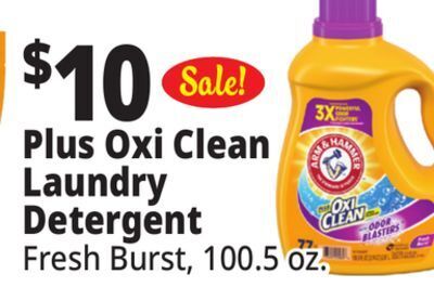 Ocean State Job Lot Plus oxi clean laundry detergent offer