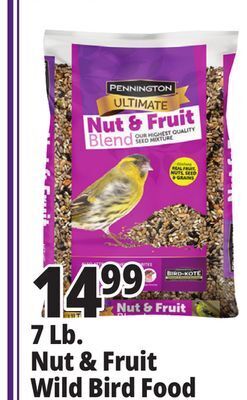 Ocean State Job Lot Pennington ultimate nut & fruit blend wild bird seed, 7 lbs offer