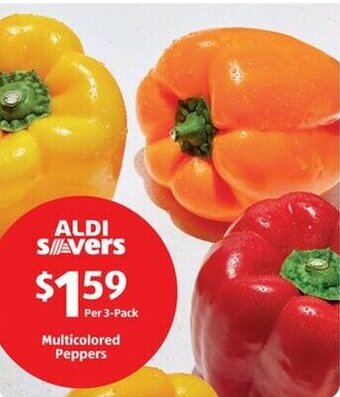 Aldi Multicolored Peppers offer
