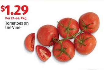 Aldi Tomatoes on the Vine offer