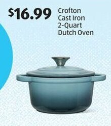Aldi Crofton Cast Iron 2-Quart Dutch Oven offer