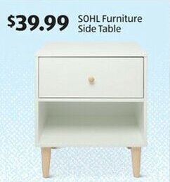 Aldi SOHL Furniture Side Table offer