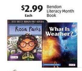 Aldi Bendon Literacy Month Book offer