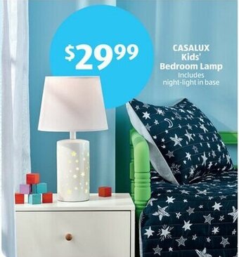 Aldi CASALUX Kids' Bedroom Lamp offer