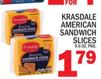 C Town Krasdale american sandwich slices offer