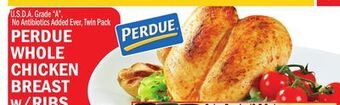 C Town Perdue whole chicken breast w/ ribs offer