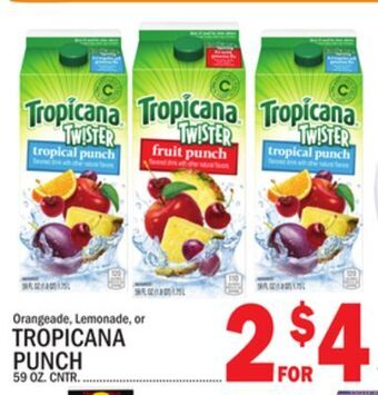 C Town Tropicana punch 59 oz. cntr offer