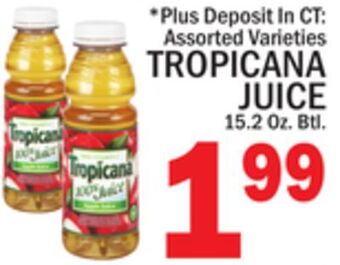 C Town Tropicana juice offer