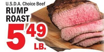 C Town Rump roast offer