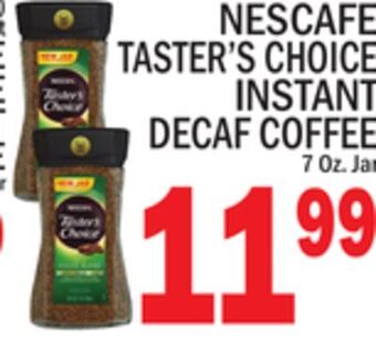 C Town Nescafe taster's choice instant decaf coffee offer