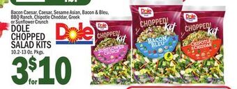 C Town Dole chopped salad kits offer