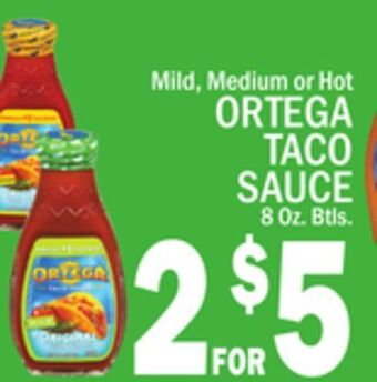C Town Ortega taco sauce offer