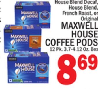 C Town Maxwell house coffee pods offer