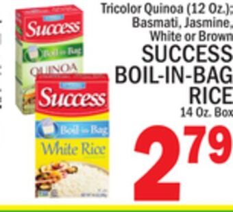 C Town Success boil-in-bag rice 14 oz. box offer