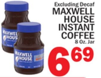 C Town Maxwell house instant coffee offer