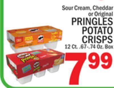 C Town Pringles potato crisps offer