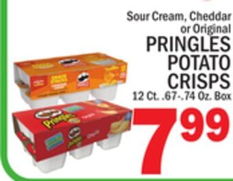 C Town Pringles potato crisps offer