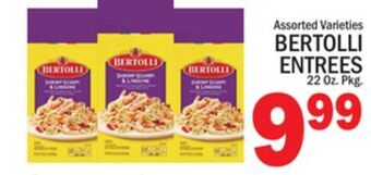 C Town Bertolli entrees offer