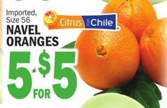 C Town Navel oranges offer