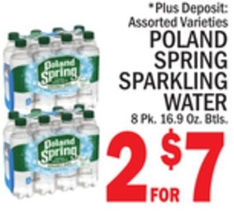 C Town Poland spring sparkling water offer