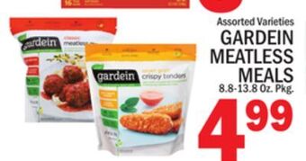 C Town Gardein meatless meals offer