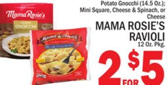 C Town Mama rosie's ravioli 12 oz. pkg offer