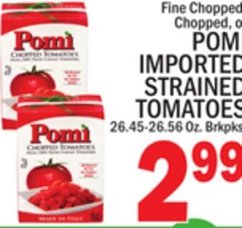 C Town Pomi imported strained tomatoes offer