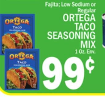 C Town Ortega taco seasoning mix offer