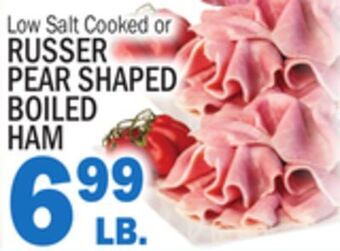 C Town Russer pear shaped boiled ham offer