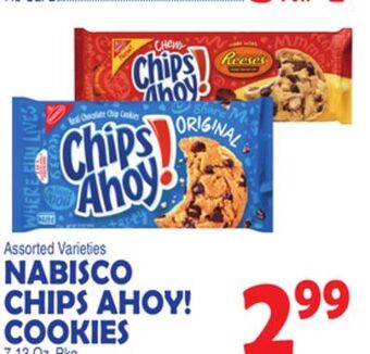 Bravo Supermarkets Nabisco chips ahoy! cookies offer