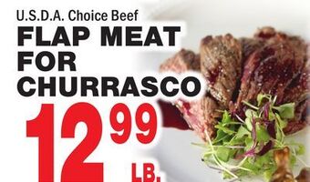 Bravo Supermarkets Flap meat for churrasco offer