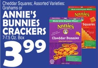 Bravo Supermarkets Annie's bunnies crackers offer