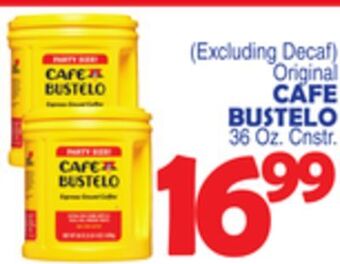 Bravo Supermarkets Cafe bustelo offer