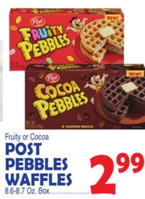 Bravo Supermarkets Post pebbles waffles offer