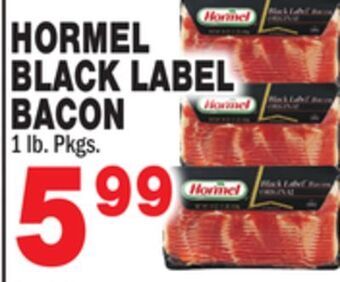 Bravo Supermarkets Hormel black label bacon offer
